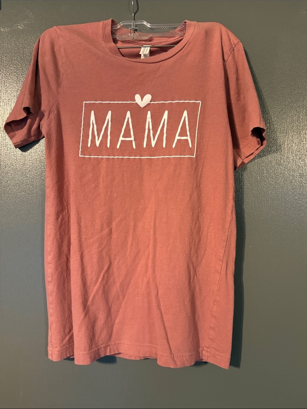 Bella Canvas Dusty Rose "MAMA" Short Sleeve Tee
